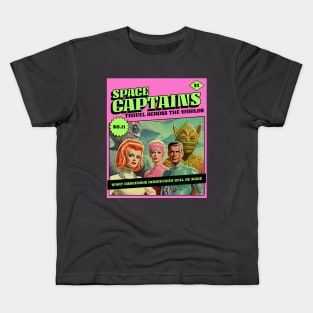 Vintage Sci Fi Comic Book Cover science fiction Kids T-Shirt